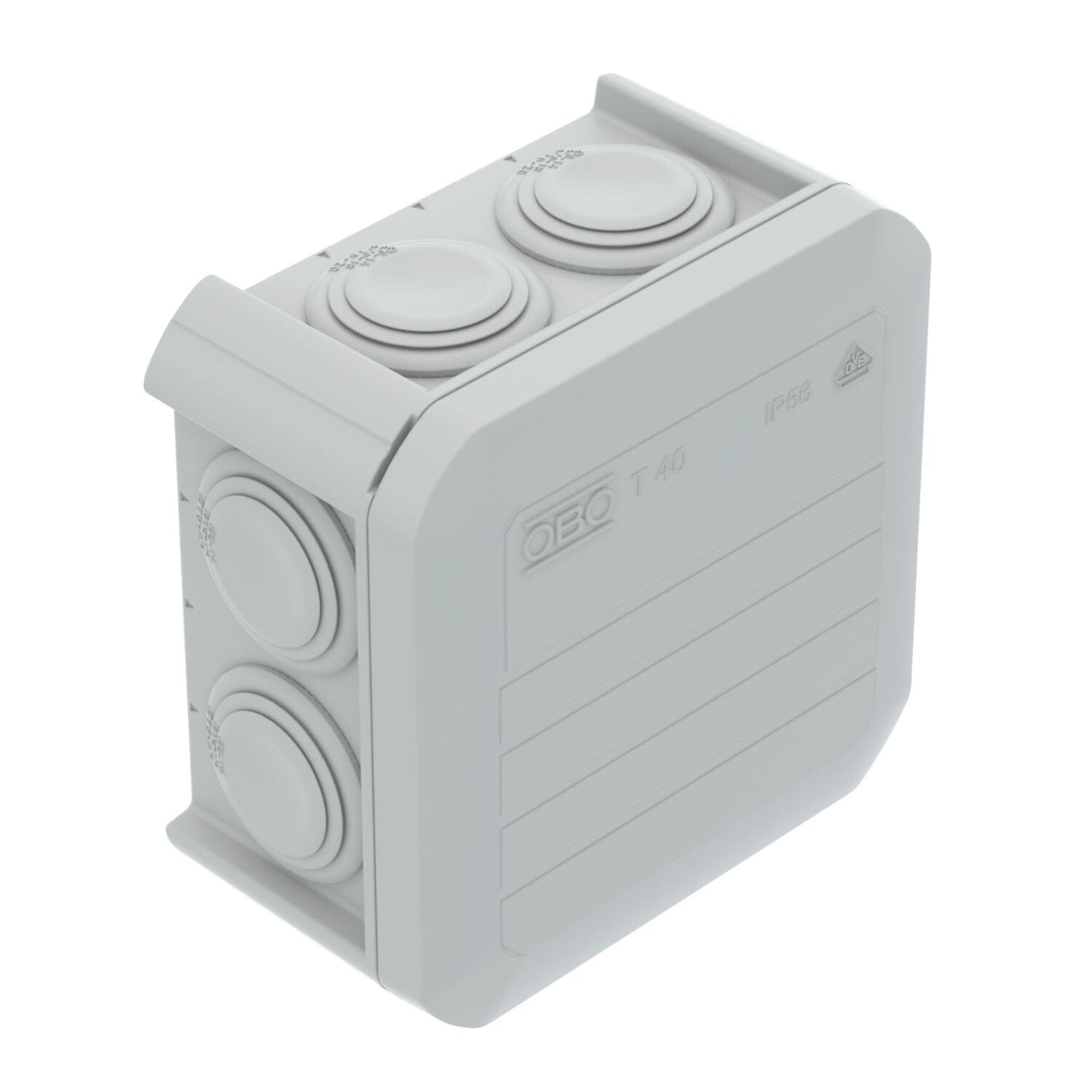 BETTERMANN Abzweigdose IP55 4qmm quadrat T 40 F 90x90x52mm Wand/Decke Kst hfr
