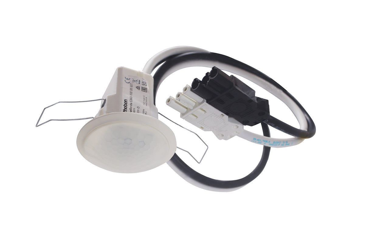 THEBEN Präsenzmelder 360° UP ws IP40 theRonda S360-100 DE GST Präsenzmelder