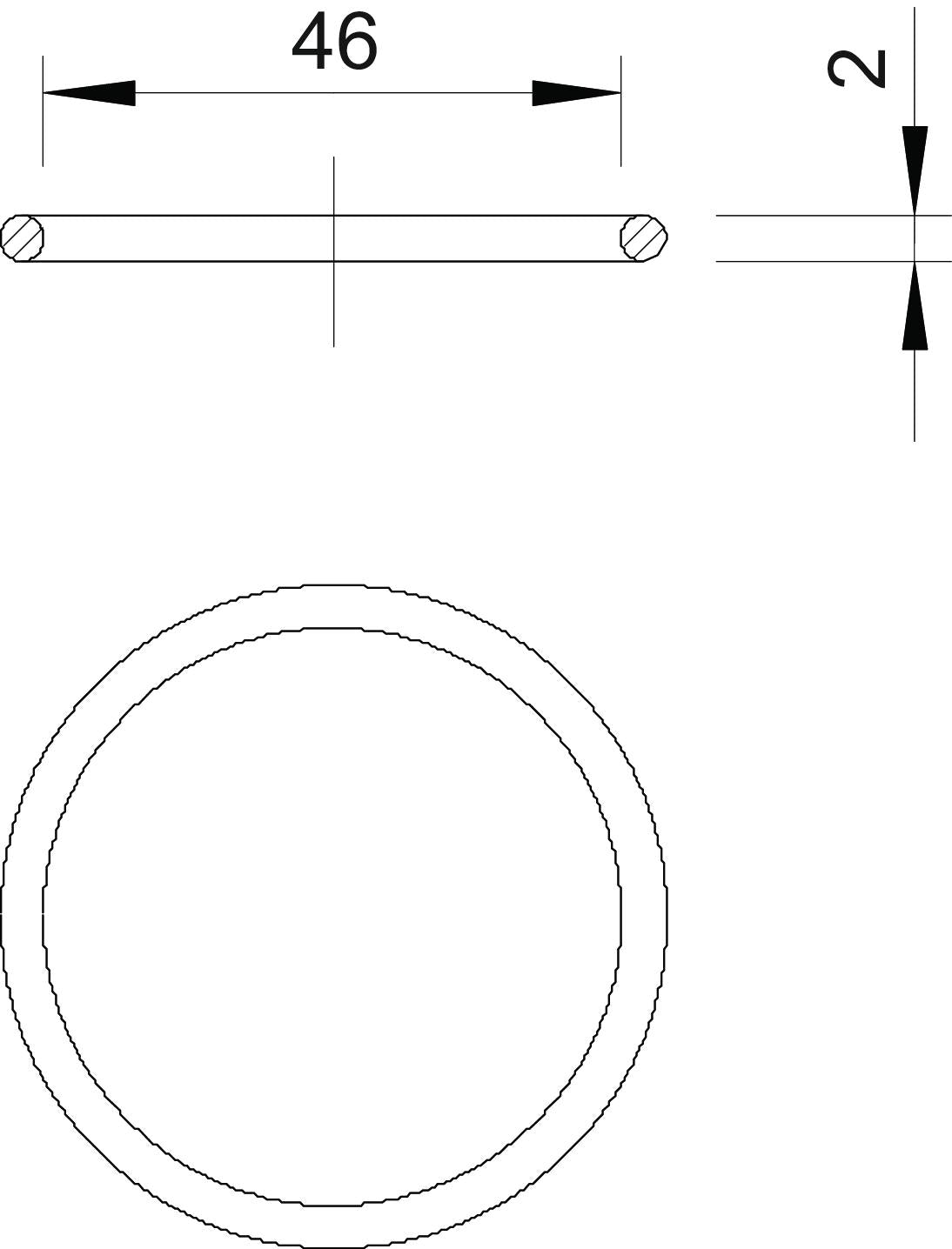 BETTERMANN Dichtring Kst M50 PG 2mm 171 M50