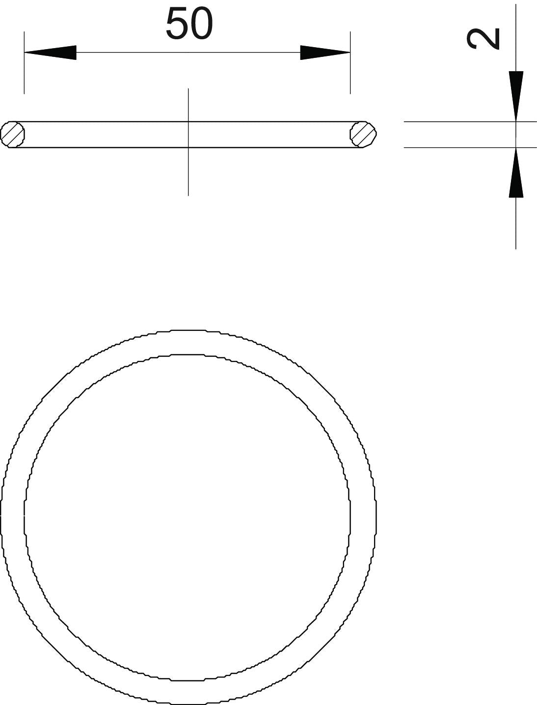 BETTERMANN Dichtring Kst PG42 2mm 171 PG42