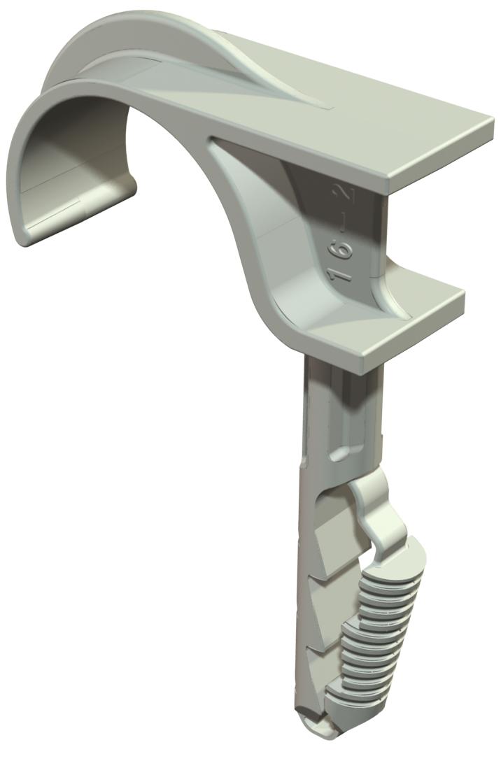 BETTERMANN Steckschelle 1f 6mm Kst hfr 1974 22-30 einlappig