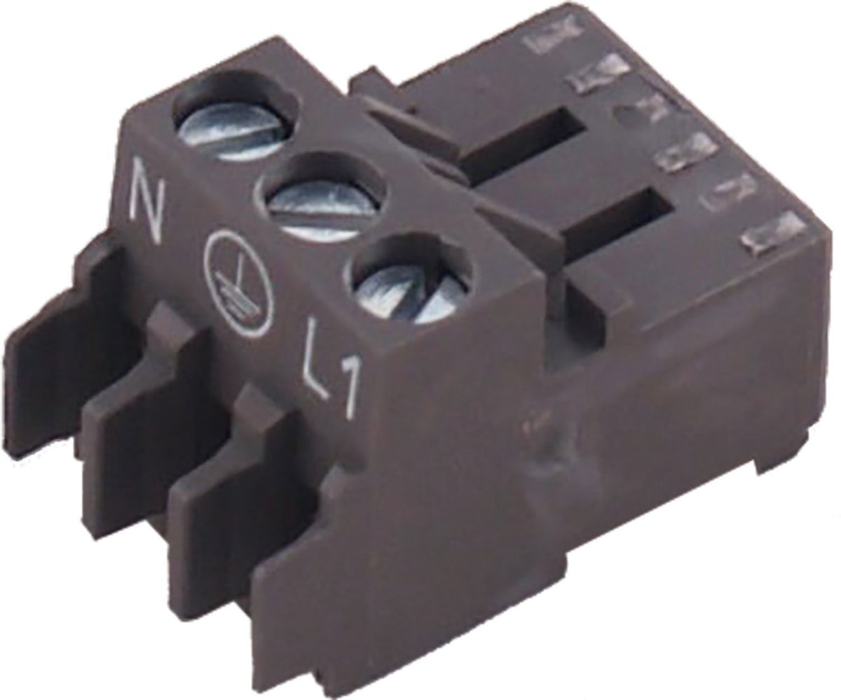 Wolf Ersatzteil Gegenstecker braun 3-polig Rast5 für Regelung für TGK, TGK-B | Art.-Nr. 279407299