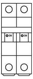 DOEPKE Leitungsschutzschalter UC B 16A DLS 6I B16-2 10KA 2p 400V 2TE 50Hz IP20