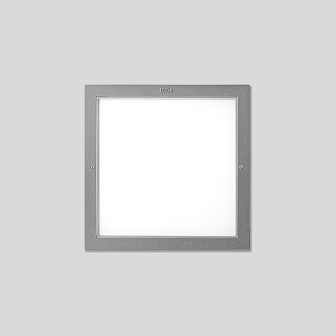 BEGA LED-Orientierungsleuchte 14W 1258lm 24216A 3000-4000K si Konv IP65 Scheibe