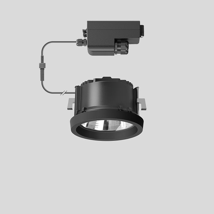 BEGA LED-Deckeneinbauleuchte 19,6W 3000K 24263K3 1623lm graphit Konv DALI