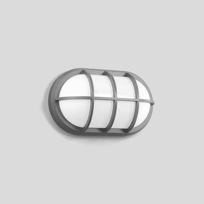 BEGA LED-Ovalanbauleuchte 13,5W 1354lm 24354A 3000-4000K si Konv DALI
