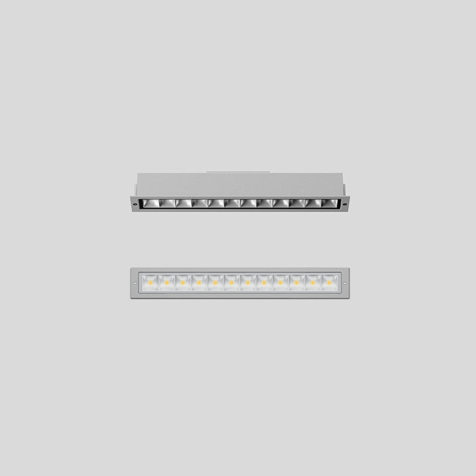 BEGA LED-Deckeneinbauleuchte 18,3W 3000K 24458AK3 1923lm si Konv DALI