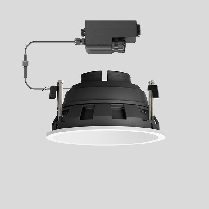 BEGA LED-Einbaustrahler 38,6W Konv DALI 24612W 1LED ws 4000K RGBW 2315lm ws mt