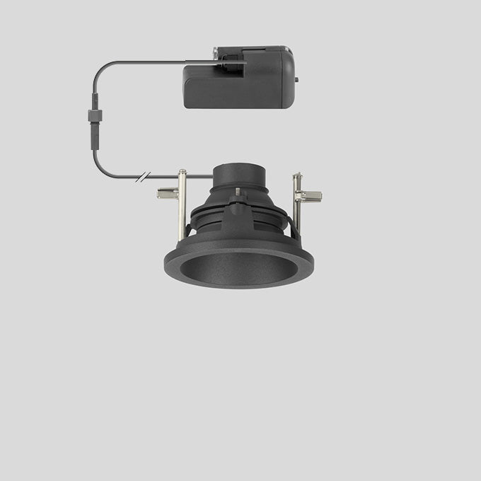 BEGA LED-Einbaustrahler 4,9W Konv 1LED 24627K4 graphit 4000K ws 450lm graphit