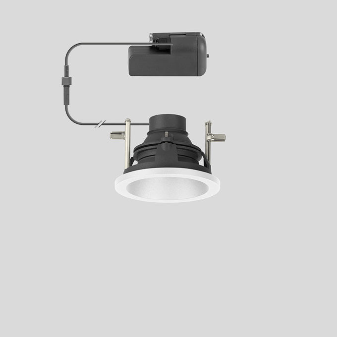 BEGA LED-Einbaustrahler 4,9W Konv 1LED 24627WK3 ws 3000K ws 438lm ws mt Alu