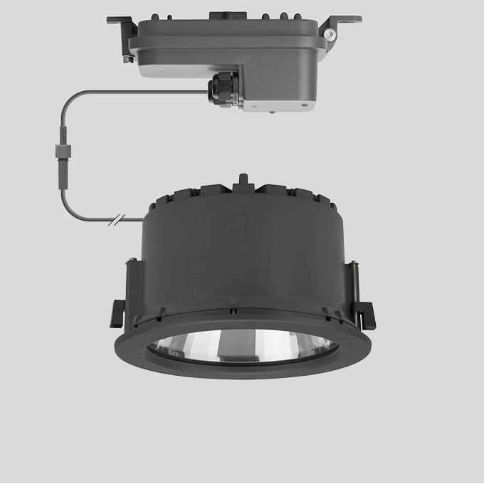 BEGA LED-Einbaustrahler 65W Konv DALI ws 24661K4 1LED graphit 4000K 8138lm mt