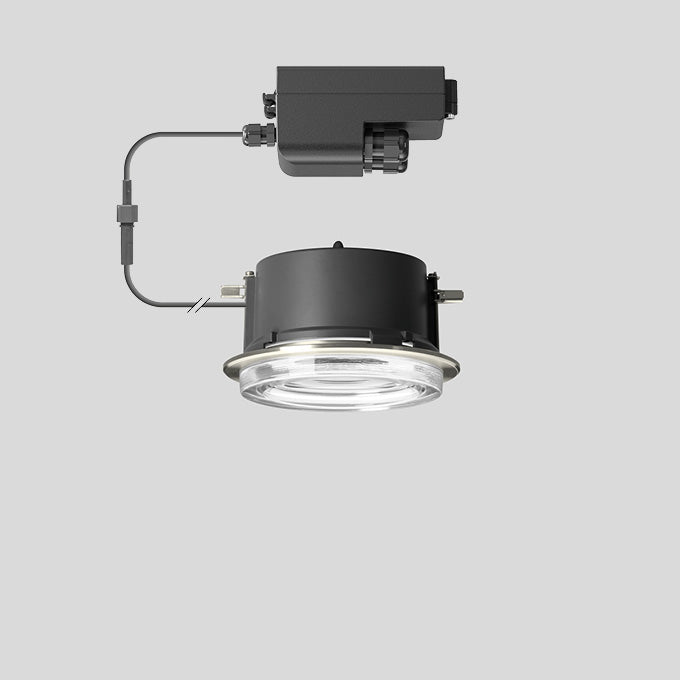 BEGA LED-Einbaustrahler 15W Konv DALI ws 24677K4 1LED graphit 4000K 900lm mt Alu