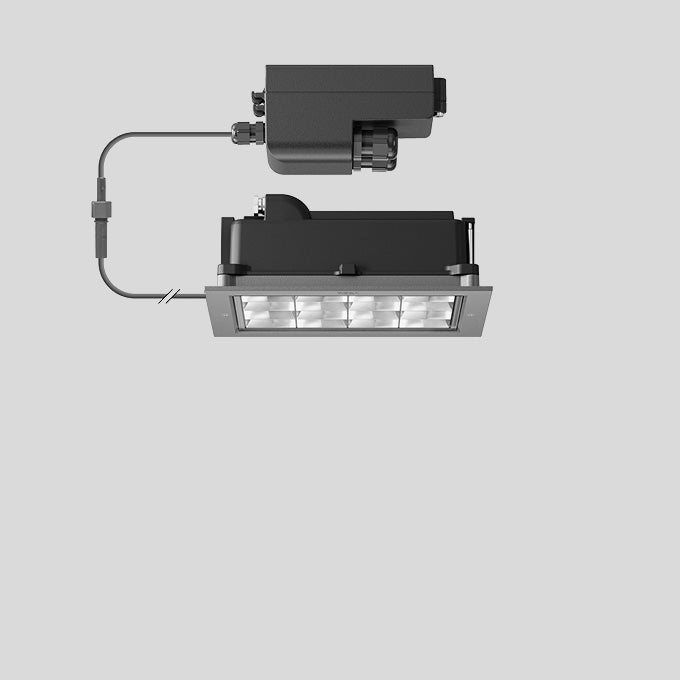 BEGA LED-Einbaustrahler 35,6W Konv DALI 24680AK3 1LED graphit 3000K ws 2769lm