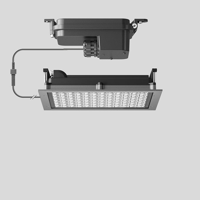 BEGA LED-Einbaustrahler 60W Konv DALI ws 24681AK4 1LED graphit 4000K 5271lm mt