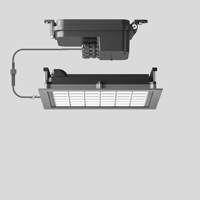 BEGA LED-Einbaustrahler 60W Konv DALI si 24687AK3 1LED 3000K ws 6700lm si mt Alu