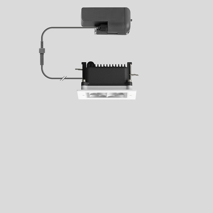 BEGA LED-Einbaustrahler 10,2W Konv 1LED 24801K3 ws 3000K ws 759lm ws mt RF:hglz