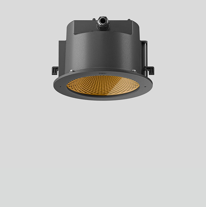 BEGA LED-Einbaustrahler 19,3W Konv DALI 24976K3 1LED graphit 3000K ws 1928lm mt