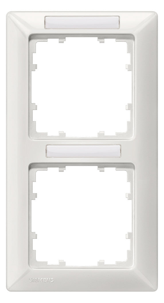 SIEMENS Rahmen 2f ti-ws glz vert BSF Kst DELTAline 5TG2552-2