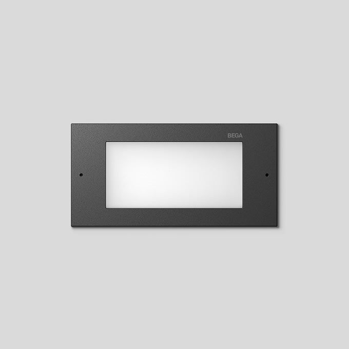 BEGA LED-Orientierungsleuchte 2,4W 3000K 25085K3 160lm graphit Konv IP65 Scheibe