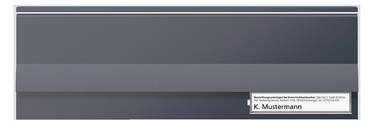SIEDLE Zugangsmodul anthgr 299x99x6mm BE 611-3/1-0 AG