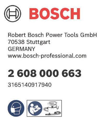 BOSCH-EW Filter GAS 18V-10L Professional 2608000663 Zubehör