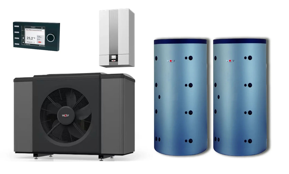 WOLF Paket CHA 07/400V inklusive BM-2 mit SPU-2-500, SPU-2-800 plus u. Zubehör, 9146862W42
