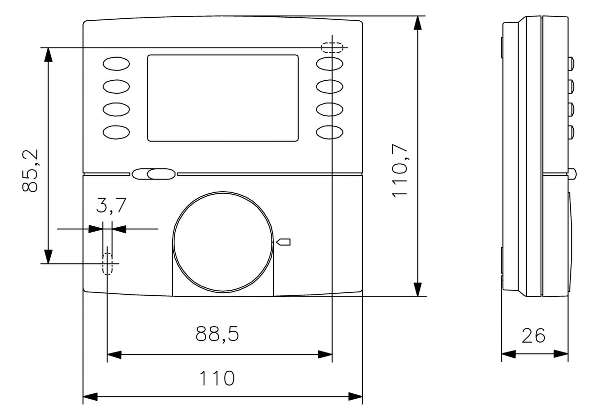 ALRE-IT Sensor (HVAC) NTC m.Gehäuse FTRFBu180.117/V2 5-30°C