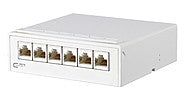 METZ CONNECT Patchpanel 6Ports Wandmont 130862-21C-E 6Ports Cat6A Schirm