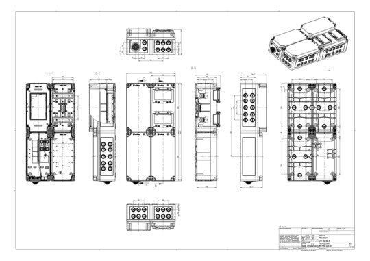 SPELSBERG Zählergehäuse Aufb IP54 Kst ZVi 6030-K 300x600x162mm