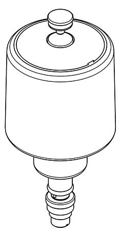 KWC AQUAROTTER Oberteil, f. Selbstschlus duschen, 2000104353