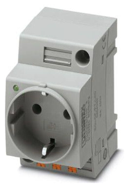PHOENIX Steckdose REG 250V/AC 16A Typ_CF EO-CF/PT/LED m.KontrLeuchte 2,5TE 60mm