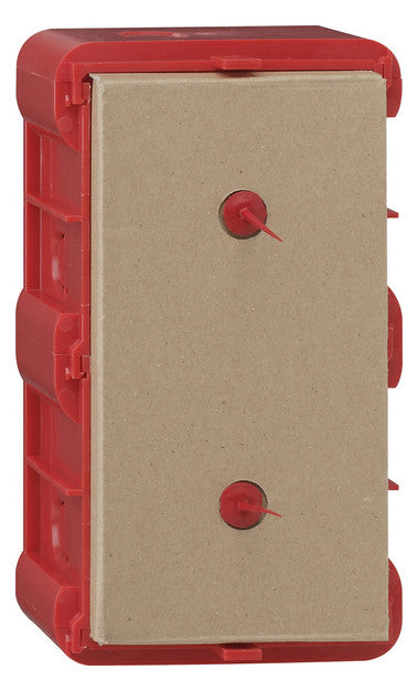 GIRA Gerätedose UP 162,5x92,5x64mm Kst E22 289200 quadrat Ausbrechöffnung