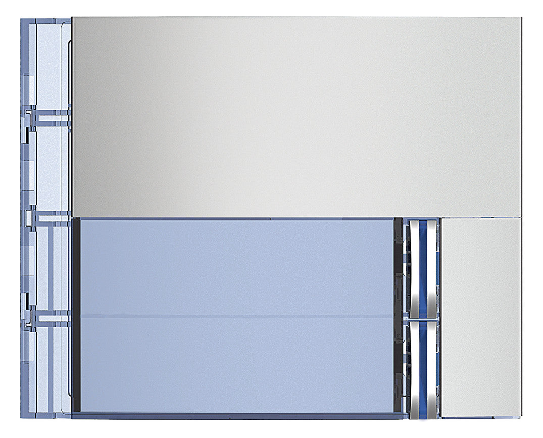 LEGRAND Tastenmodul Bus 2RT gr Bticino 352021 114x91x10mm