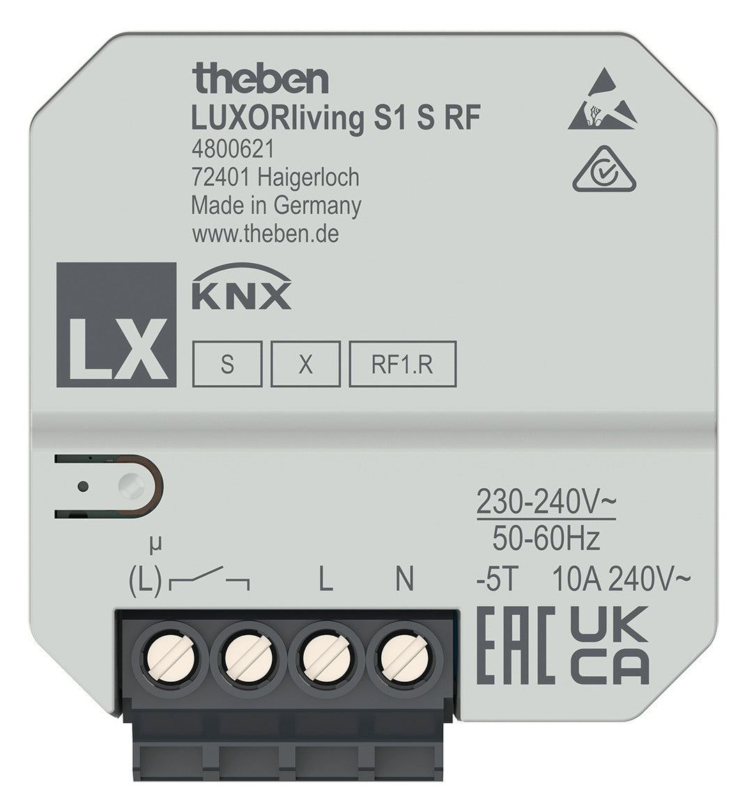 THEBEN Schaltaktor KNX LUXORliving UP TE LUXORliving S1 S RF Bussystem KNX-RF (Fu