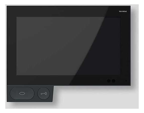 SIEDLE Video-Innenstation Bus UP PAL sw AXIOM A 150-10 S 177,9mm 185x144x18mm