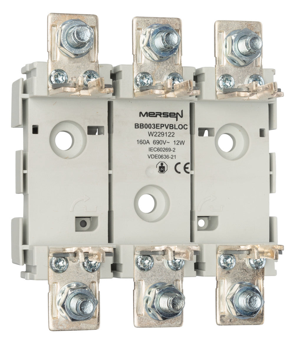 MERSEN NH-Sicherungsunterteil 3p NH00 BB003EPVBLOC 160A