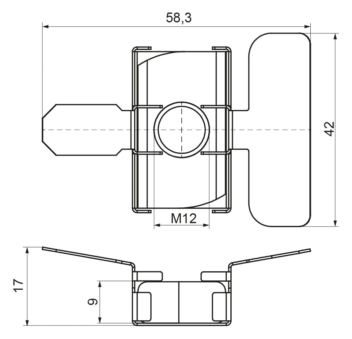 Walraven Flügelmutter Maxx Edelstahl M12 | 651867112