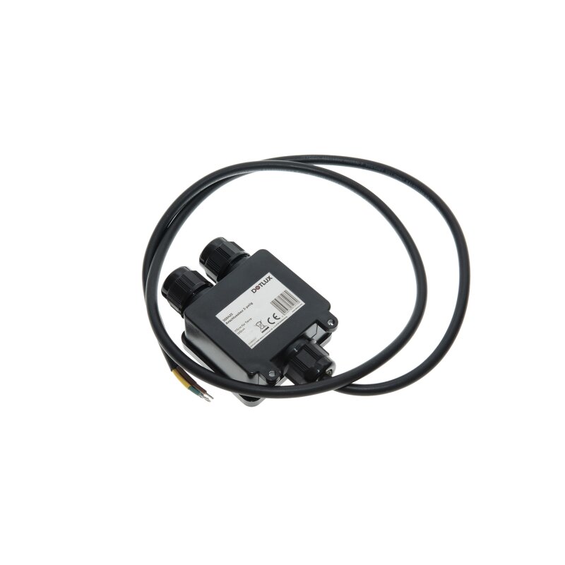 DOTLUX Anschlussdose sw 3p 110mm Terra 100cm 300425