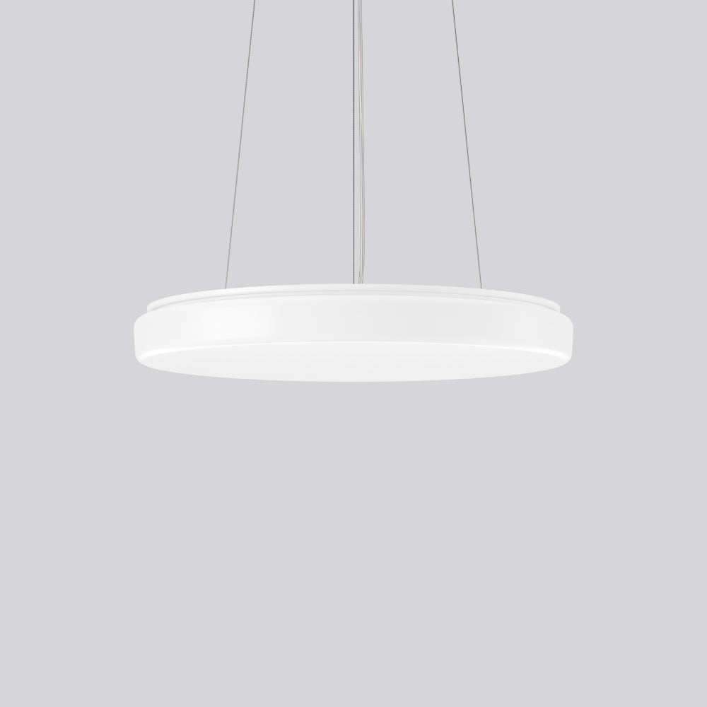 RZB LED-Pendelleuchte 1LED 4000K 3800lm FLAT POLYMERO KREIS 312091.002.3.76 Konv