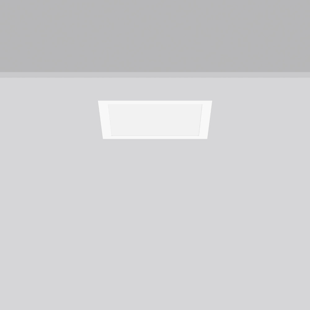 RZB LED-Deckeneinbauleuchte 19W 3000K ws SideliteECO 312380.002.76 2100lm Konv