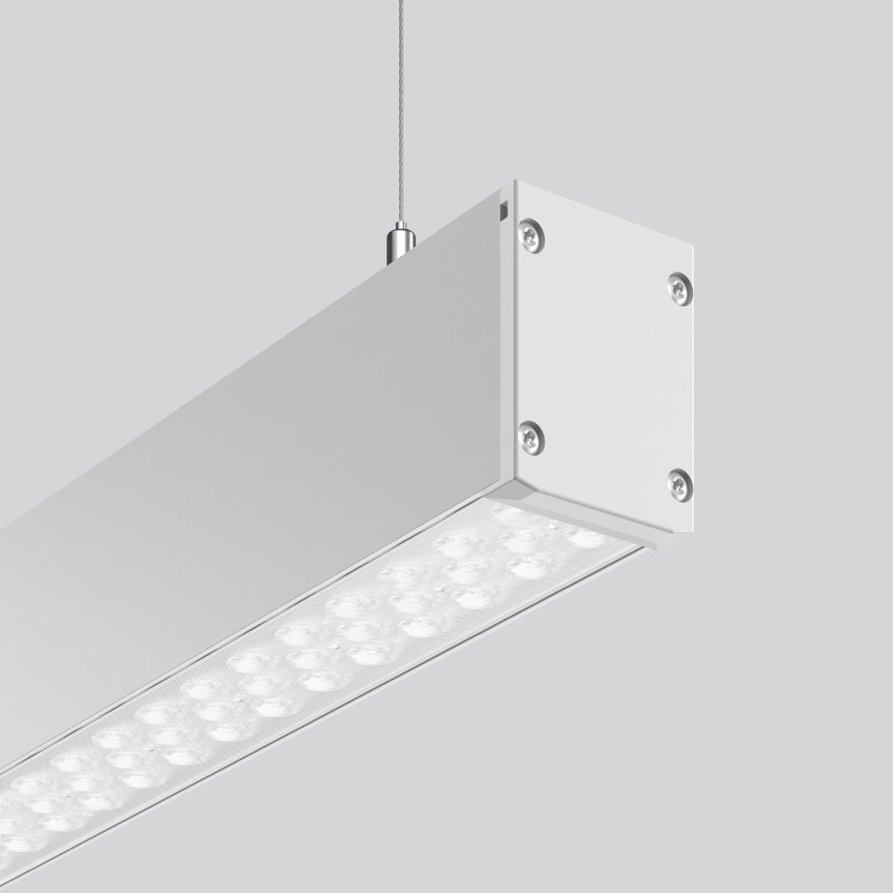 RZB LED-Pendelleuchte 1LED 4000K 6450lm LINEDO Single 312566.000.1 Konv alu sym