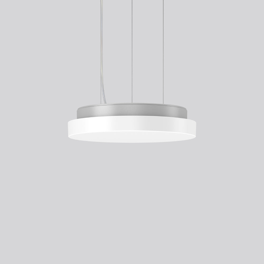 RZB LED-Pendelleuchte 1LED 3000-4000K si FLAT SLIM 312647.004 2500lm Konv sym
