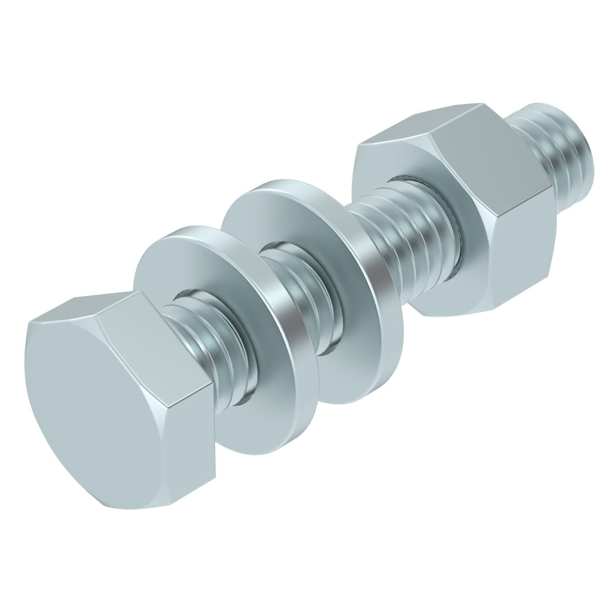 BETTERMANN Sechskantschraube M6x30mm M10 SKS-Serie SKS 6x30 F m.Mutter m.Scheibe