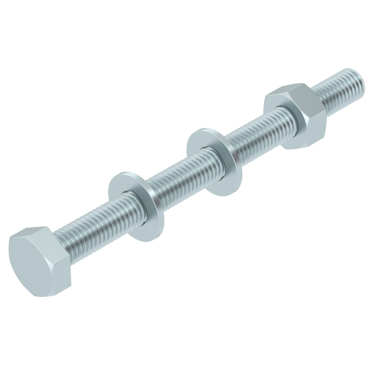 BETTERMANN Sechskantschraube M10x120mm SKS-Serie SKS 10x120 F m.Mutter M17