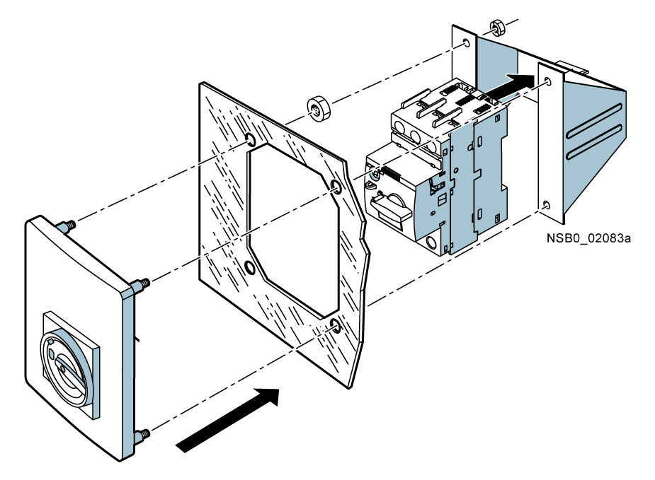 SIEMENS Haltevorrichtung 3RV1923-4G