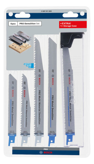 BOSCH-EW Sägeblatt Sortiment 6st SÄGEBLATTSATZ R Säbelsägeblätter