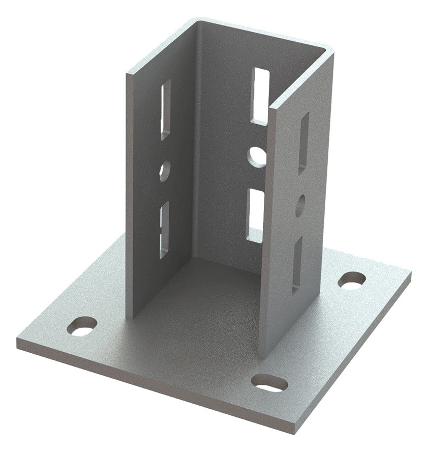 Walraven Profilfuß Maxx BP80 für Maxx-Profil 80 / fv 185x185x210mm | 6581818