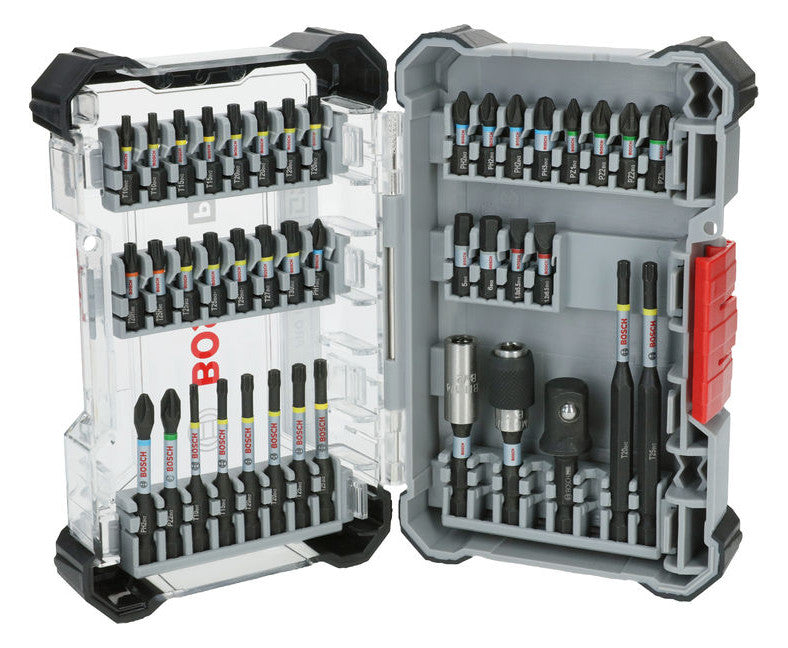 BOSCH-EW Bit-Set 41St Magnethalter 6xPH SCHRAUBERBIT-SA 5xPZ 23xTX 2xSchlitz