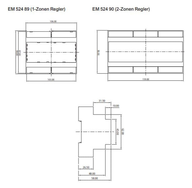 EBERLE Temperaturregler EM 524 89