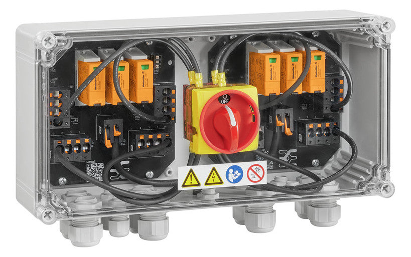WEIDMÜLLER DC-Stringbox 3f 50,25A IP65 PVN DC 3I 3O 2MPP SW SPD1R CG 11 1100V/m
